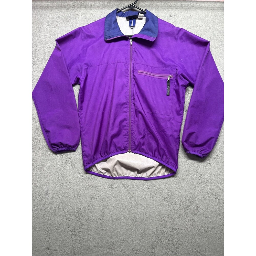Men's Patagonia Zip Purple Windbreaker Jacket Size S Pocket